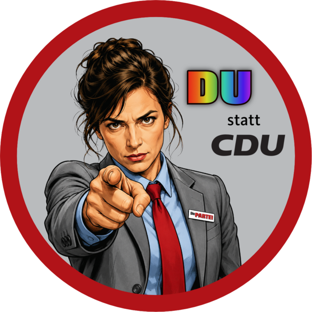DU statt CDU Logo